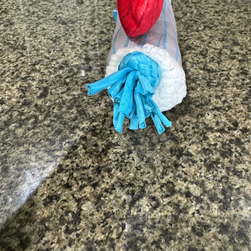 BOGO💥 BARK Red and Blue Bird Plush Squeaky Toy - Picture 4 of 8